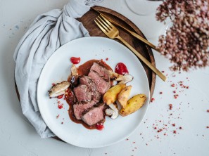 Spar Mahlzeit Hirschsteak