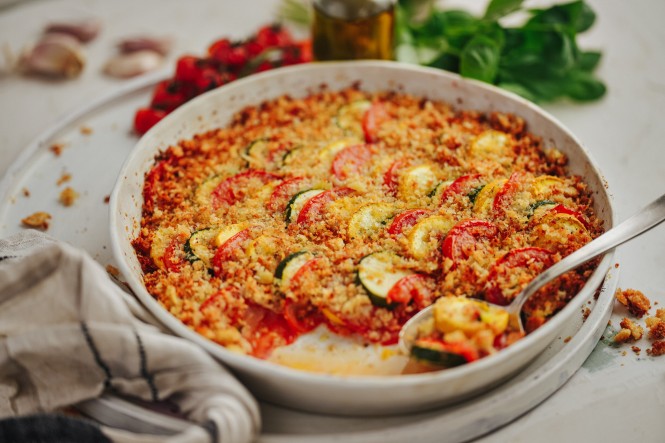 SPAR Mahlzeit Zucchini-Tomaten-Gratin