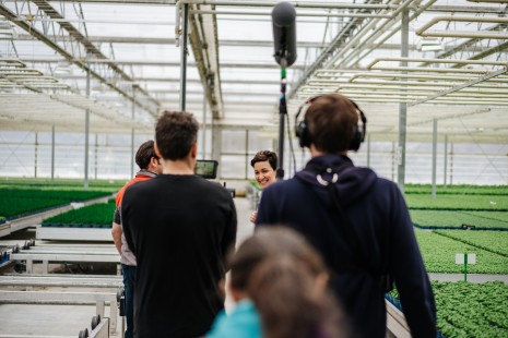 behind the Scenes im Kräuterhaus mit Kamerateam und Tici