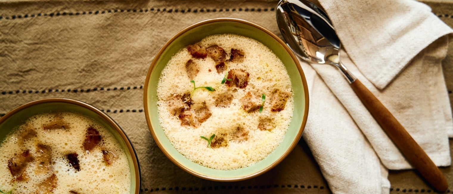 Apfel–Petersilienwurzel–Cremesuppe