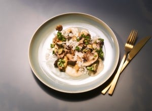 Pilzragout mit Schupfnudeln