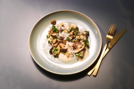 Pilzragout mit Schupfnudeln