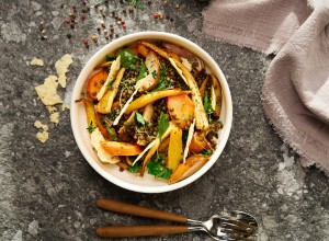 Lauwarmer Linsensalat