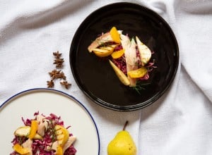 Weihnachtlich marinierter Rotkrautsalat