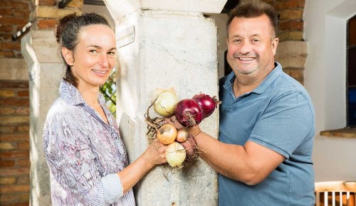 Erich und Priska Stekovics Zwiebel