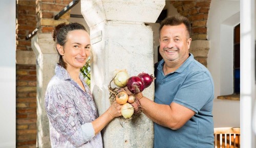 Erich und Priska Stekovics Zwiebel