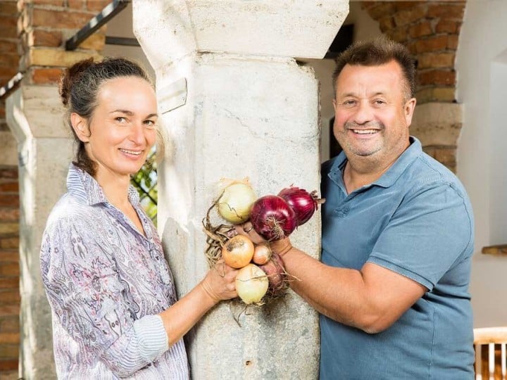 Erich und Priska Stekovics Zwiebel