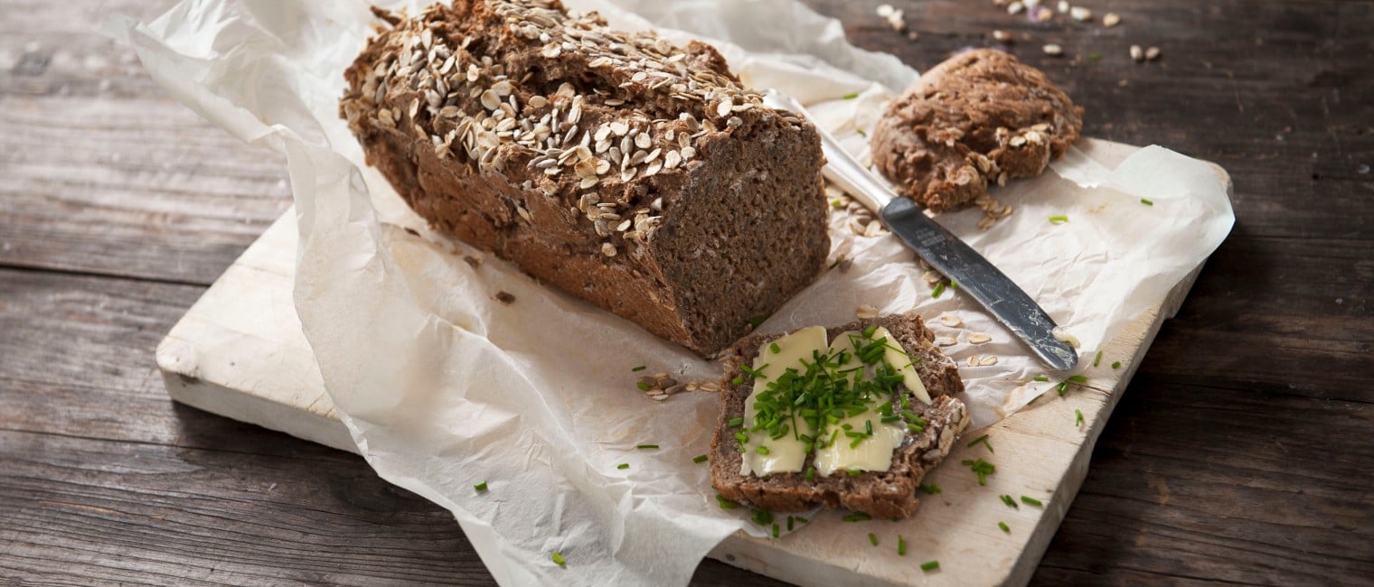 Einfaches Vollkornbrot