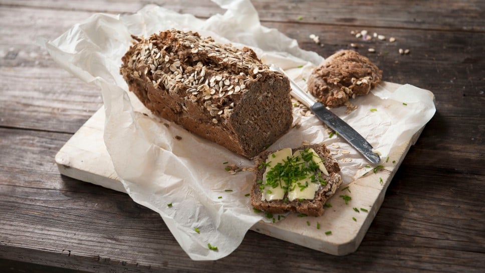 Einfaches Vollkornbrot