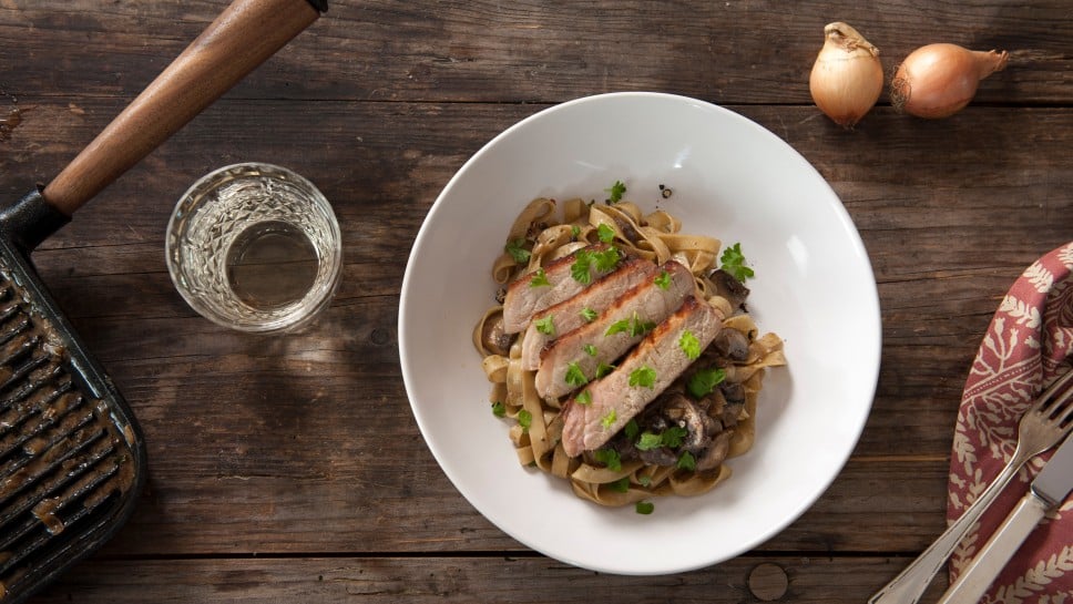 SPAR Mahlzeit! Pilz-Fleisch-Pfanne