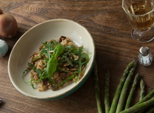 Mediterrane Spargel-Bulgur-Pfanne