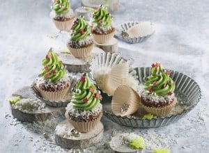 SPAR Mahlzeit Christmas Tree Cupcakes