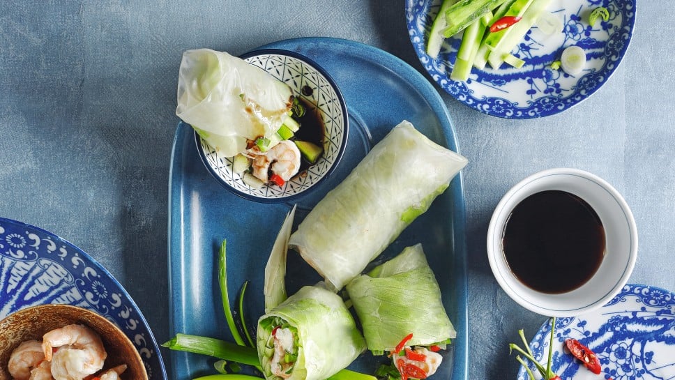 SPAR Mahlzeit Chili-Reispapierrollen mit Garnelen