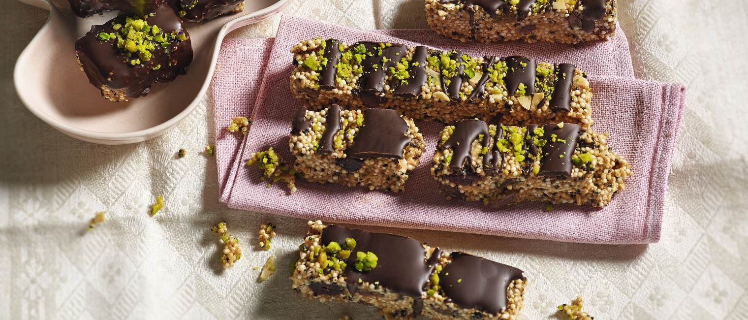 SPAR Mahlzeit Amaranth-Schoko-Schnitten