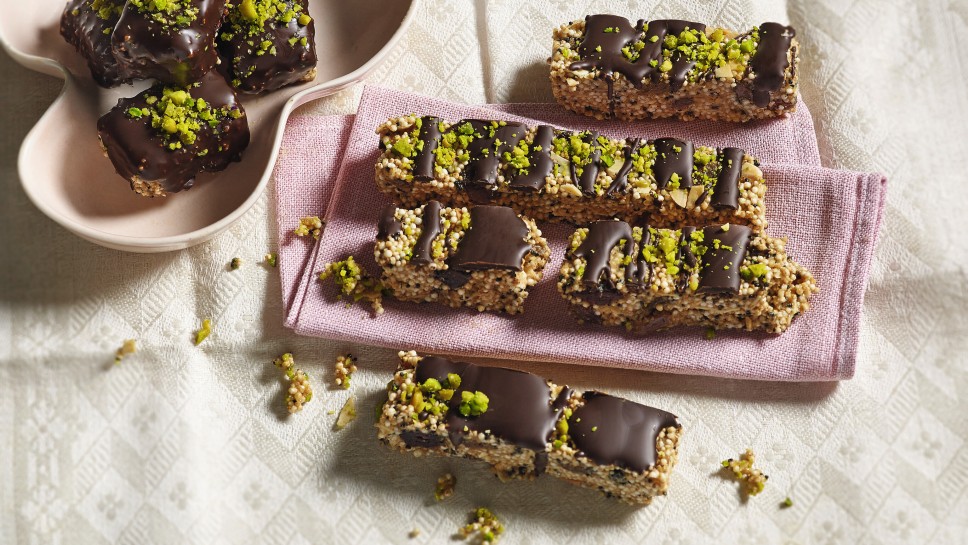 SPAR Mahlzeit Amaranth-Schoko-Schnitten