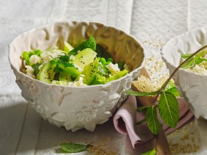 SPAR Mahlzeit grüner Hirsesalat mit Avocado