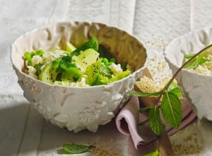 SPAR Mahlzeit grüner Hirsesalat mit Avocado