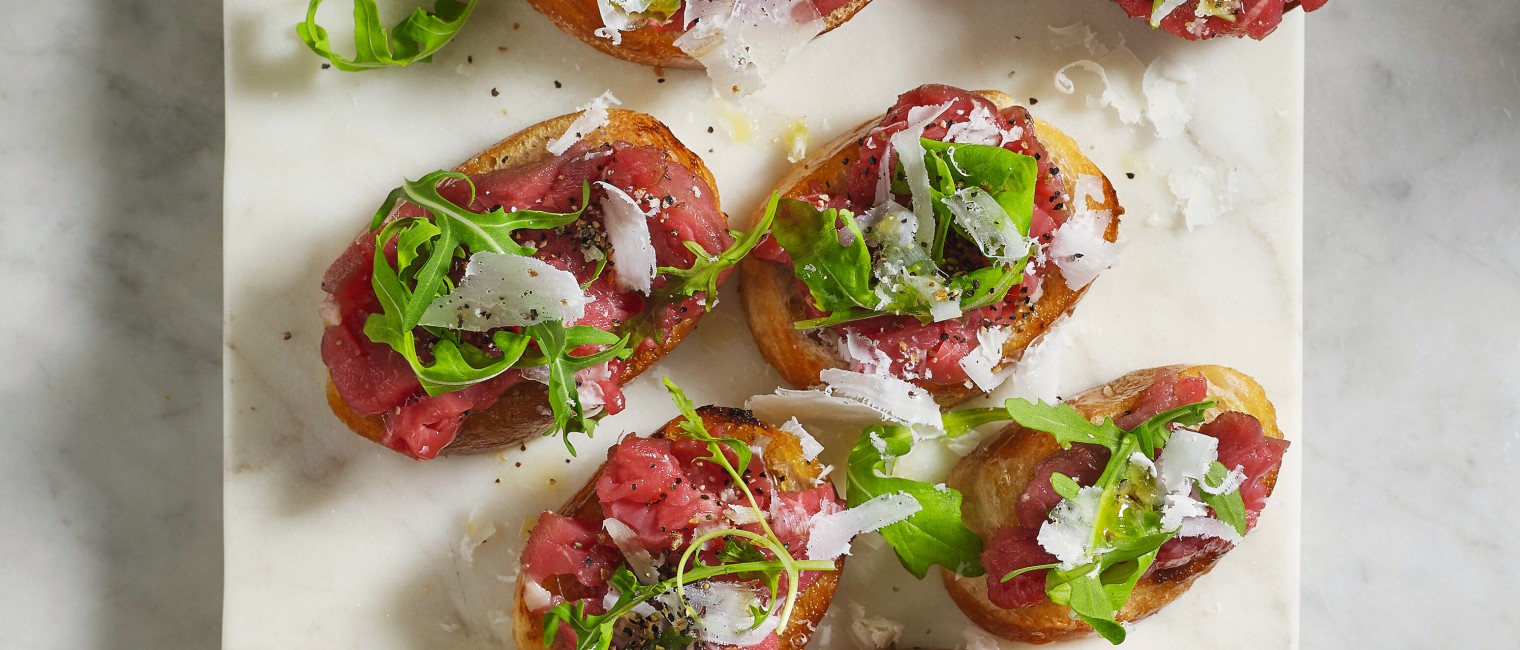 SPAR Mahlzeit Crostini al Carpaccio e Rucola