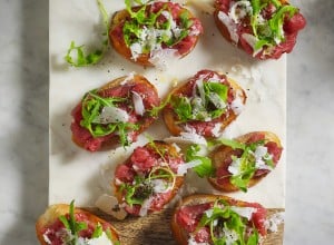 SPAR Mahlzeit Crostini al Carpaccio e Rucola