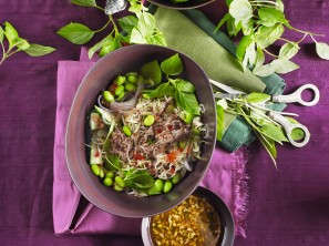 SPAR Mahlzeit Thai-Salat mit Rindfleisch und Sojabohnen