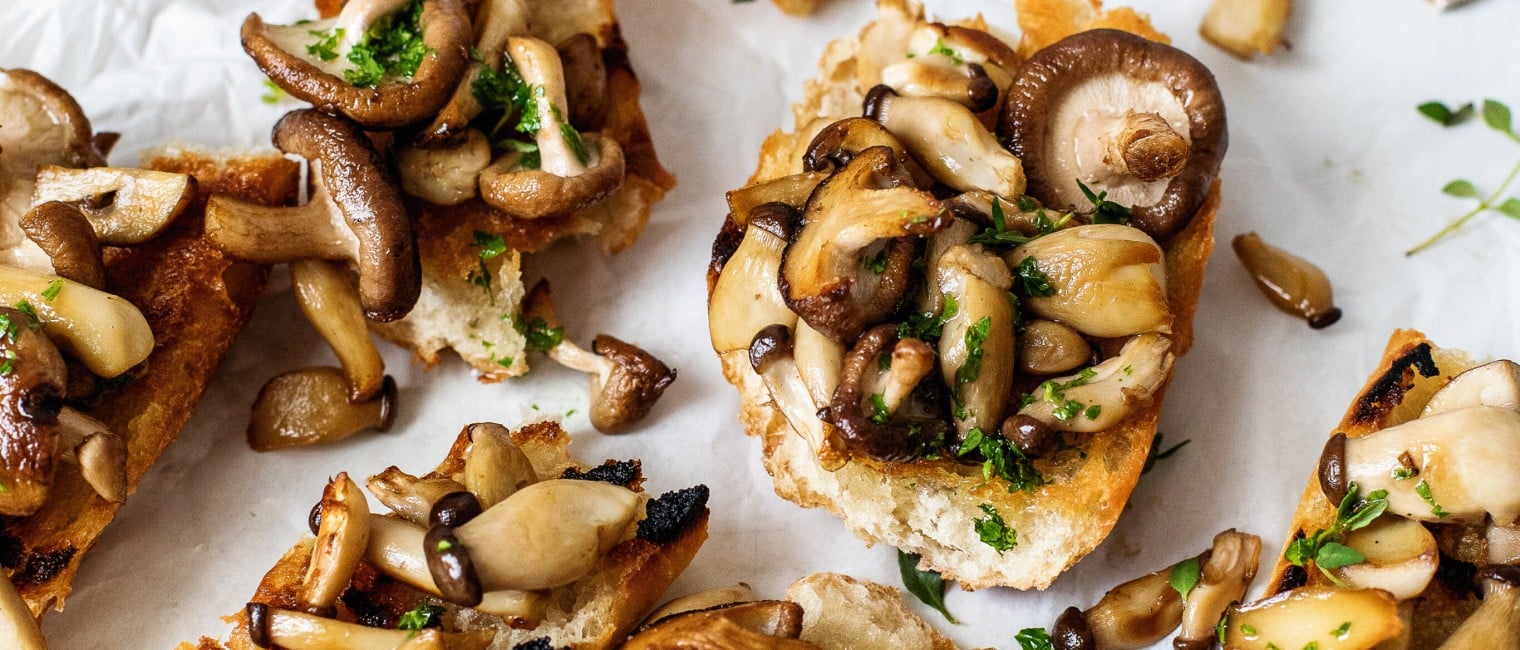 SPAR Mahlzeit Bruschetta mit Pilzen