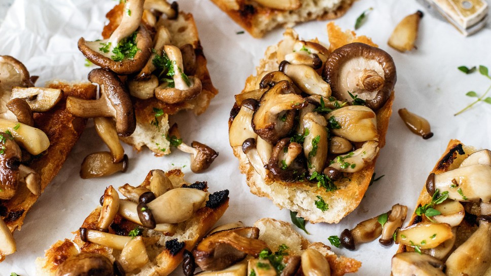 SPAR Mahlzeit Bruschetta mit Pilzen