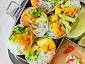 SPAR Mahlzeit Summer-Rolls mit Erdnussdip
