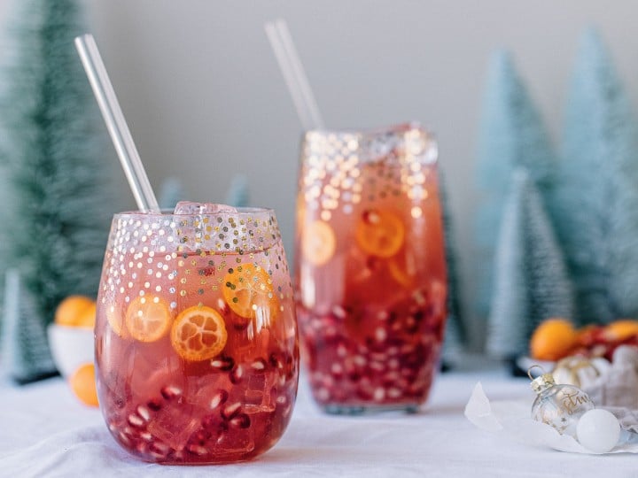 Moscow-Mule mit Granatapfel
