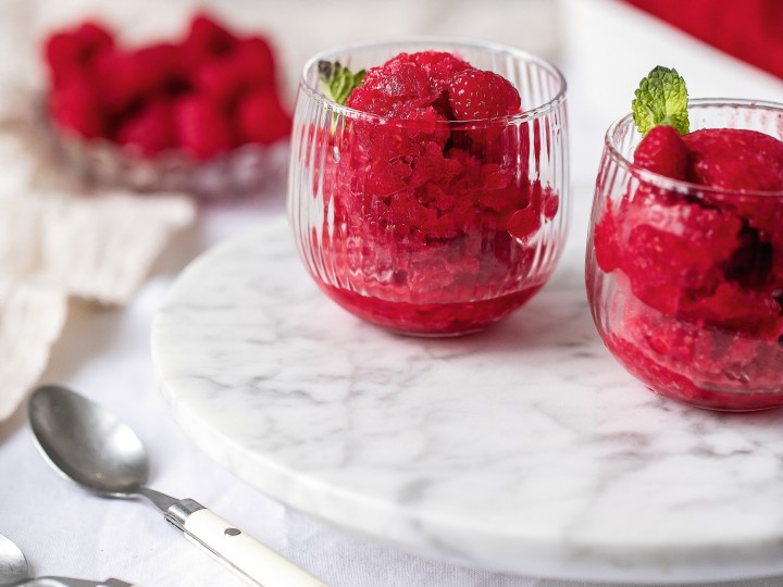 Himbeer-Granita