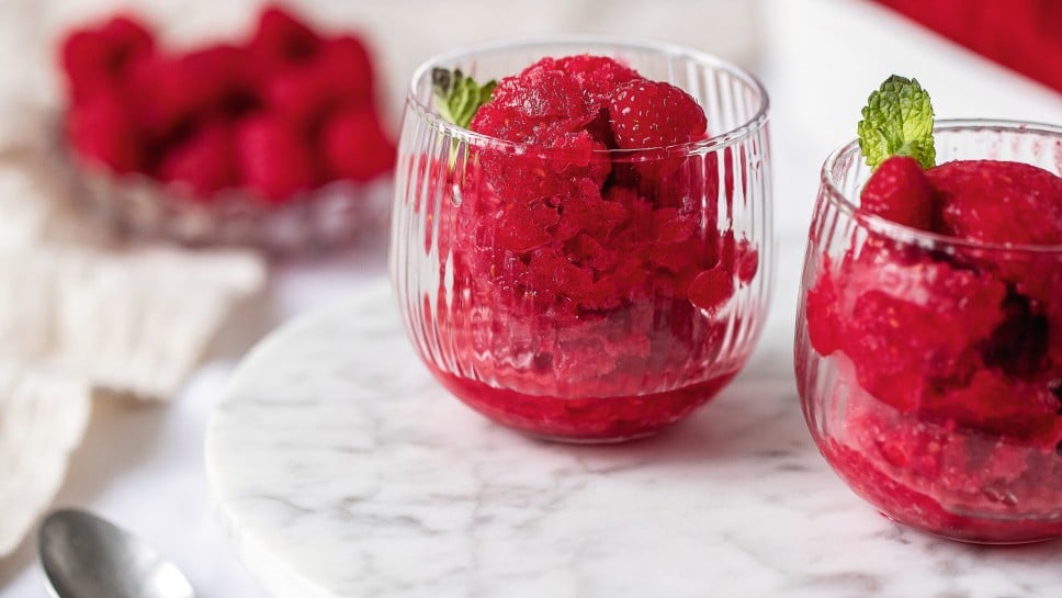 SPAR Mahlzeit Himbeer-Granita