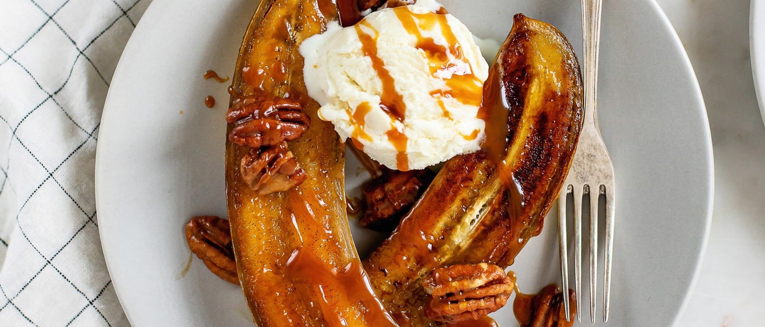 SPAR Mahlzeit gegrillte Bananen