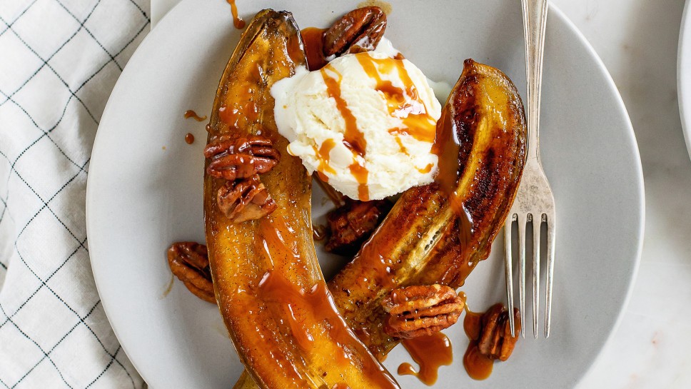 SPAR Mahlzeit gegrillte Bananen