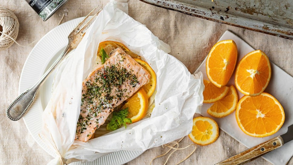 SPAR Mahlzeit Lachs mit Fenchel und Orange