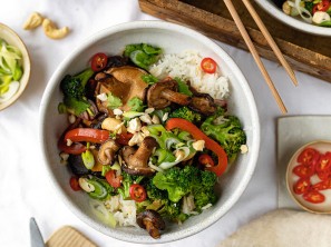 SPAR Mahlzeit Shiitake-Stir-fry