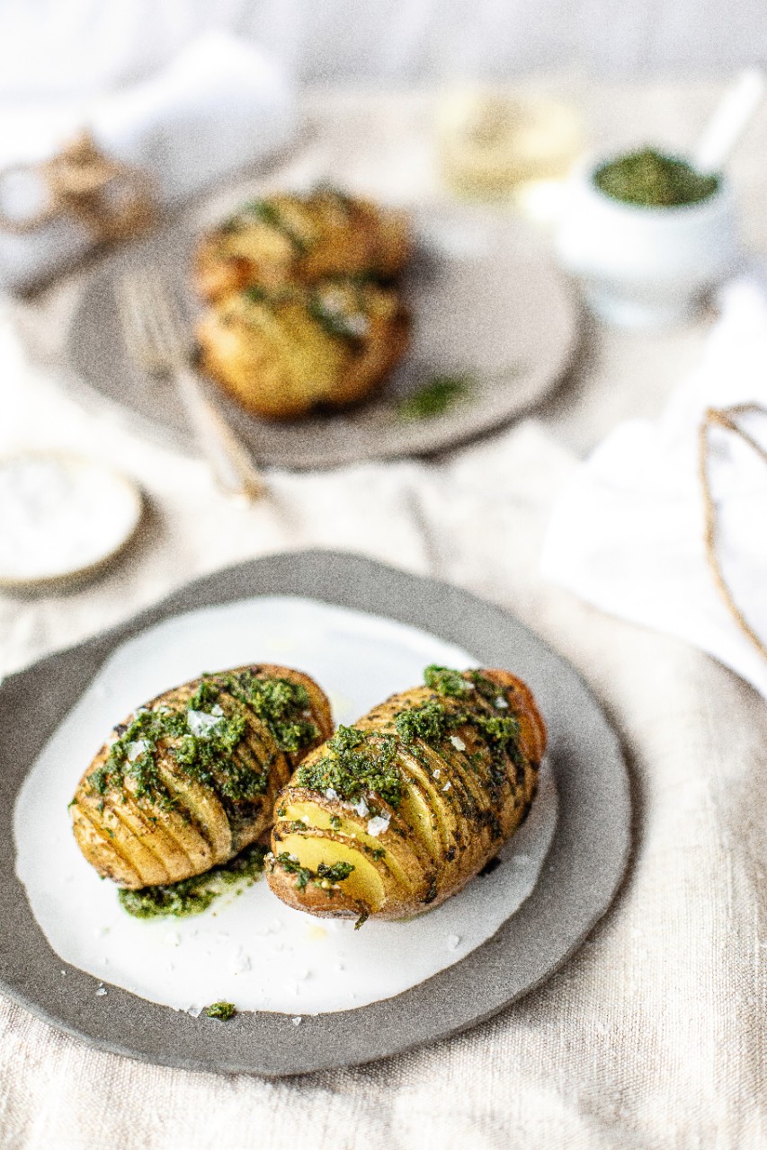 Fächerkartoffeln mit Bärlauch » Rezept | SPAR Mahlzeit!