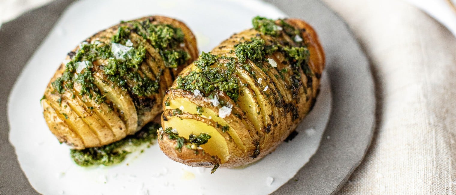 SPAR Mahlzeit Fächerkartoffeln mit Bärlauch