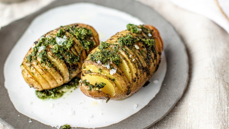 SPAR Mahlzeit Fächerkartoffeln mit Bärlauch