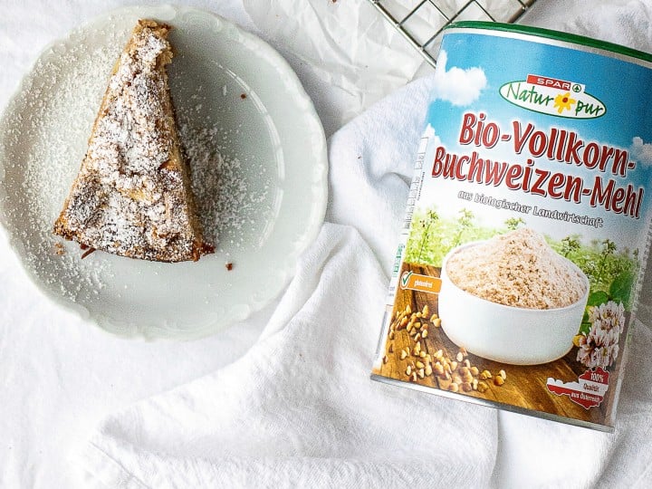 Buchweizen-Apfelkuchen mit Streuseln