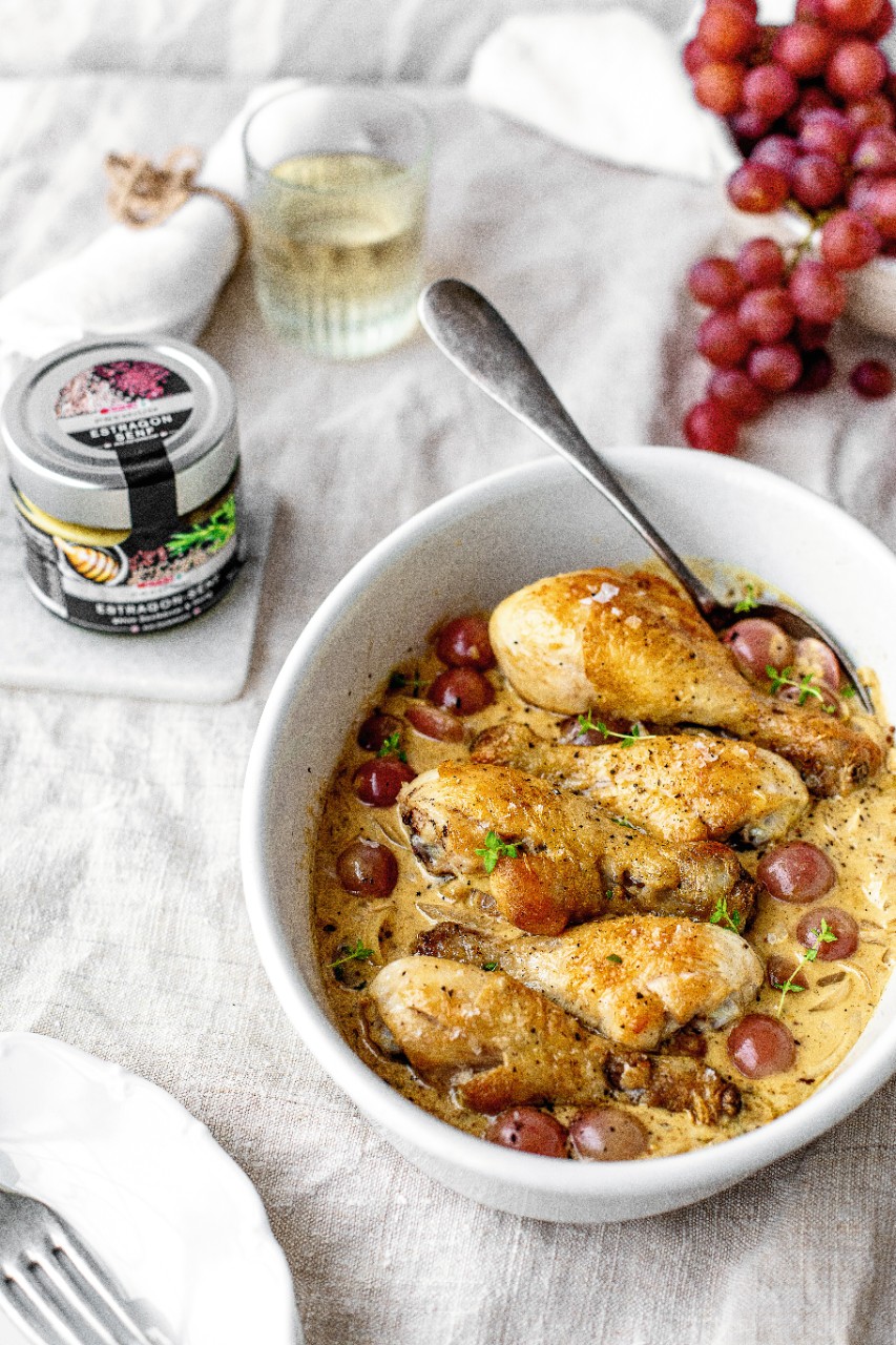 Hendl in Senfsauce mit Trauben » Rezept | SPAR Mahlzeit!