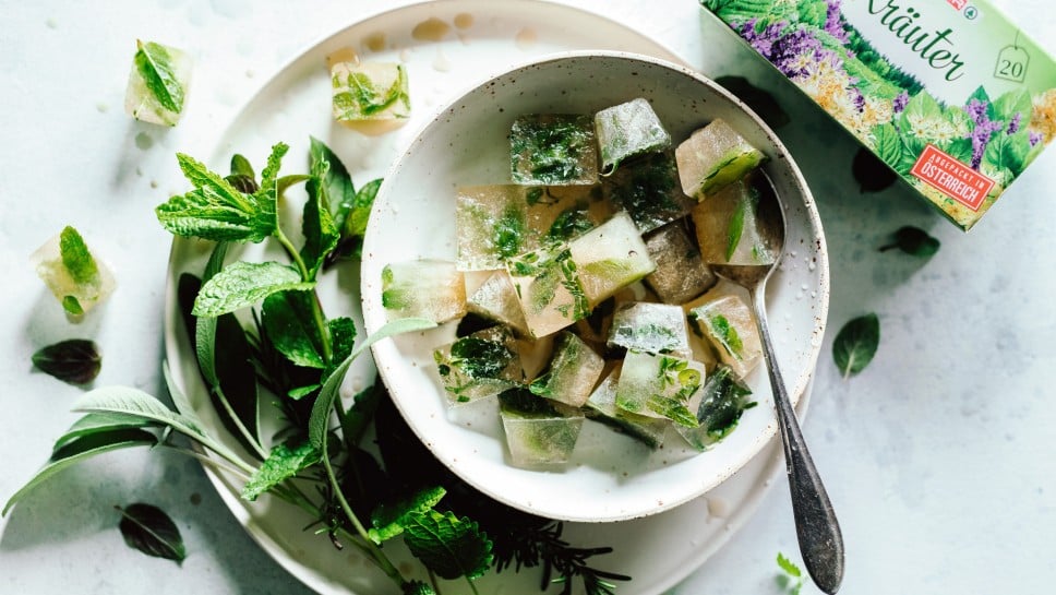 SPAR Mahlzeit Kräutertee-Eiswürfel
