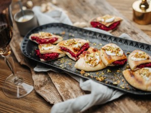 SPAR Mahlzeit Pitabrot mit Rote-Rüben-Pesto