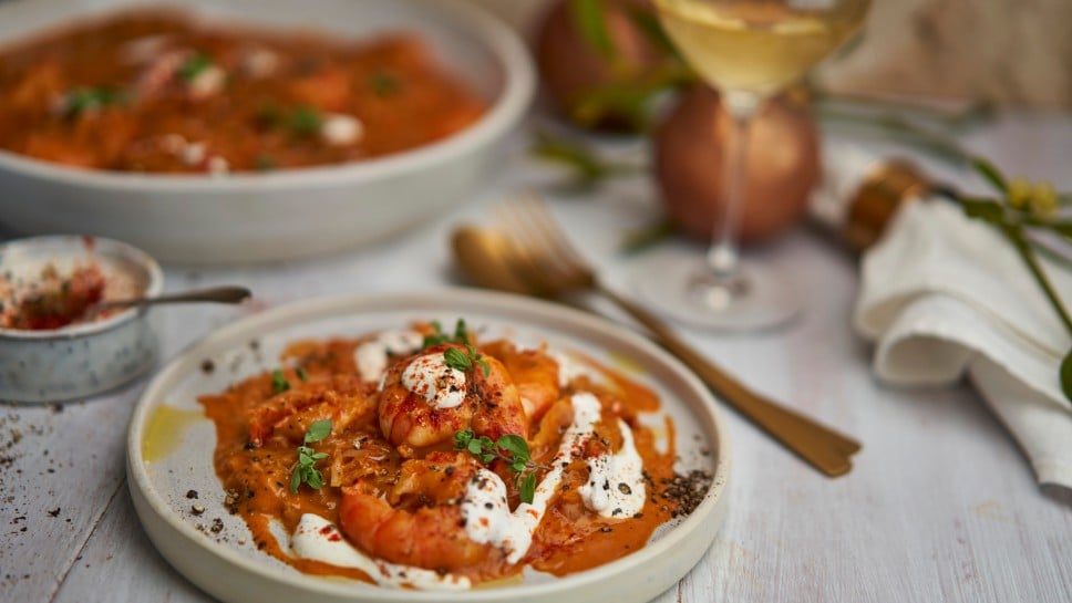 SPAR Mahlzeit Szegediner Krautfleisch mit Garnelen