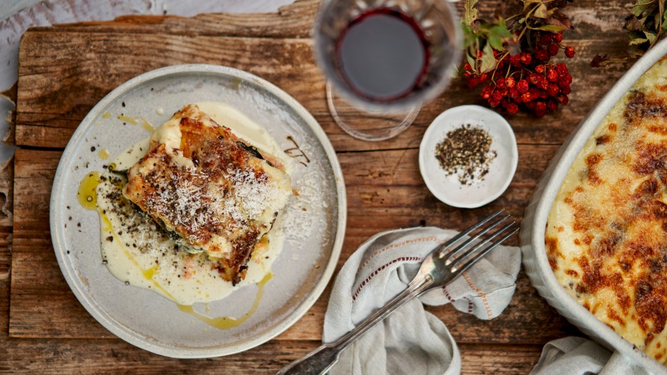 SPAR Mahlzeit cremige Lachs-Agne mit Mangold
