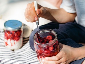 SPAR Mahlzeit Kokos-Milchreis mit Beerenkompott