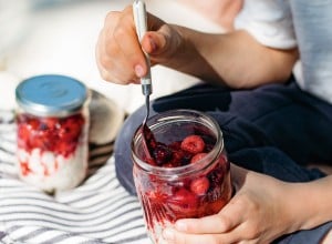 SPAR Mahlzeit Kokos-Milchreis mit Beerenkompott