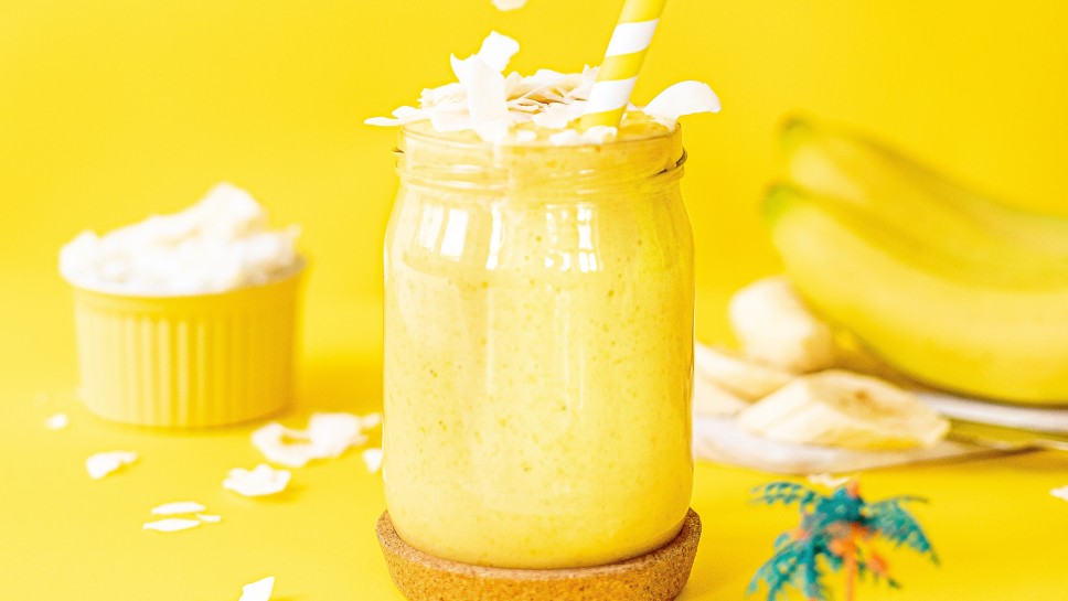 SPAR Mahlzeit Sommerliches Bananen-Mango-Lassi