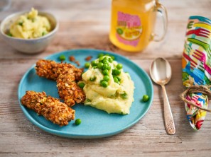 SPAR Mahlzeit Fischstäbchen mit Kartoffel-Erbsen-Püree