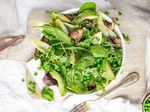 SPAR Mahlzeit  Grüner Salat mit gebratenem Hendl