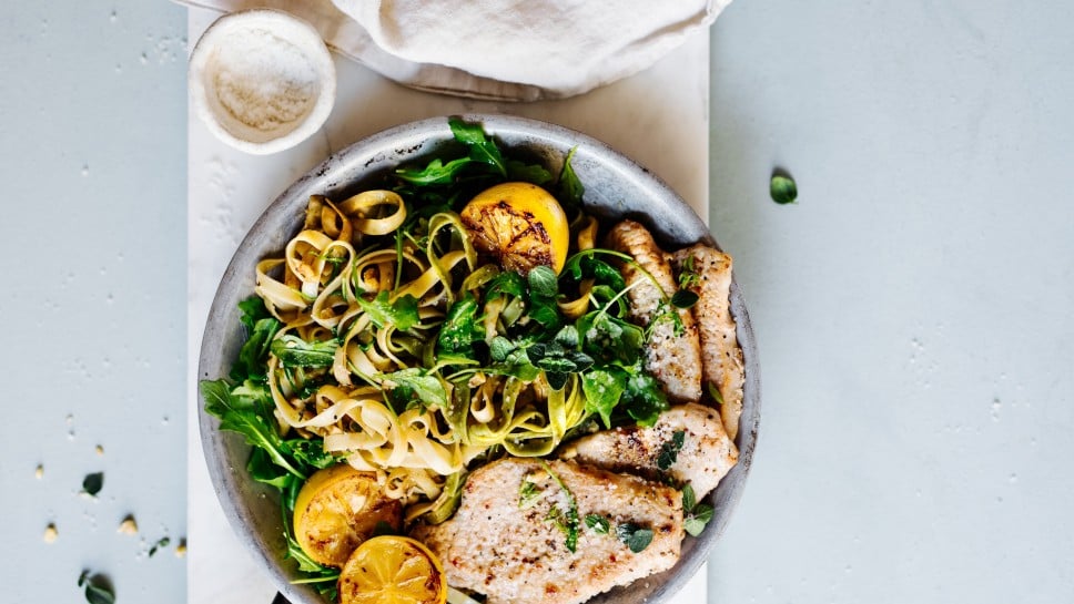 SPAR Mahlzeit Tagliatelle mit Kalbsschnitzel