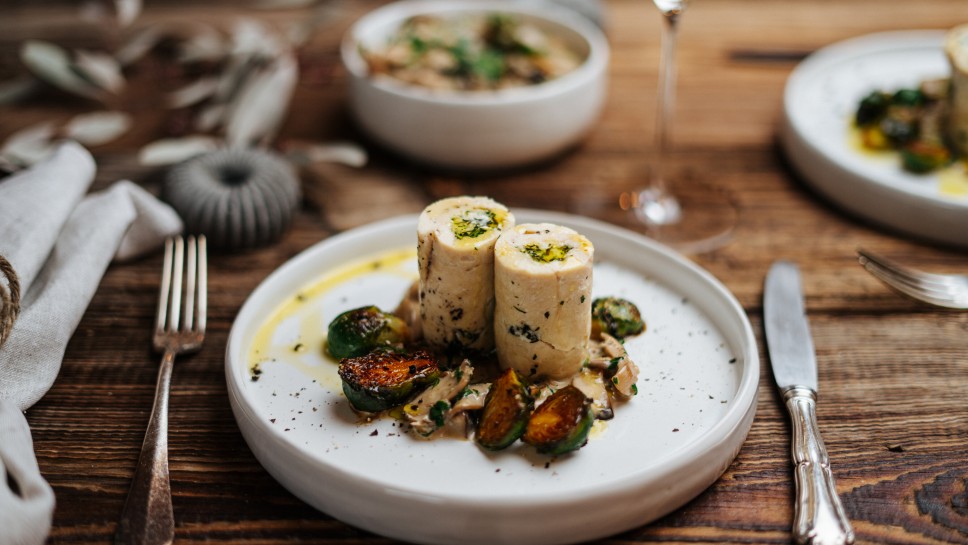 SPAR Mahlzeit Hühnerroulade mit Pilzen